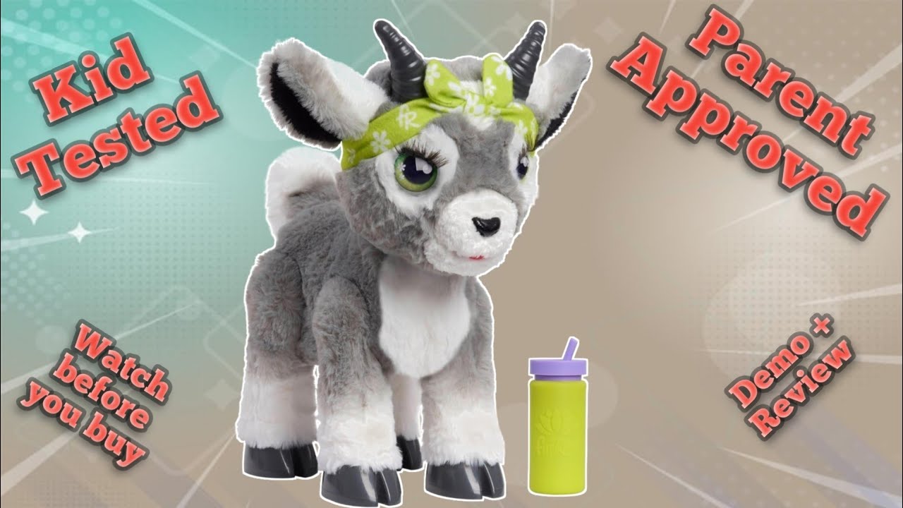 🧘‍♀️ furReal Daisy the Yoga Goat: Interactive Plush Fun! | Realistic Toy Review for Kids