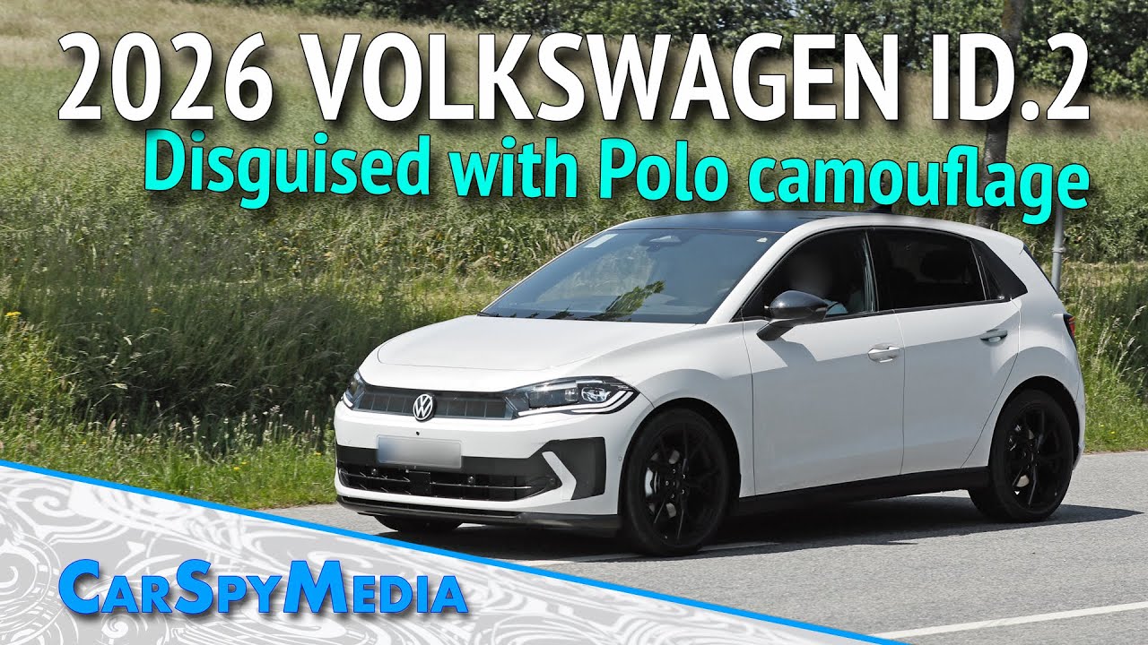 2026 Volkswagen ID. Polo Prototype Entry-Level Compact Electric Car Caught Testing