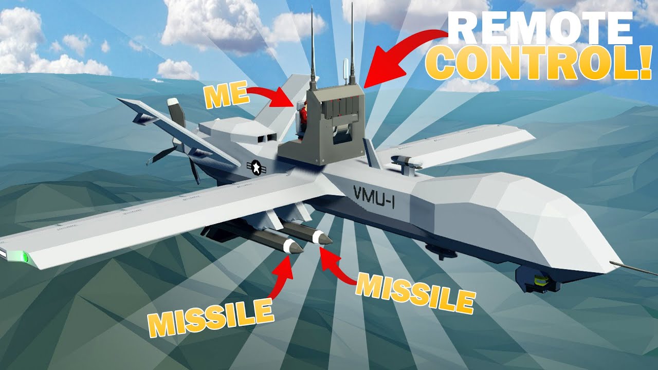 I Strapped Myself To A MILITARY DRONE In Stormworks!