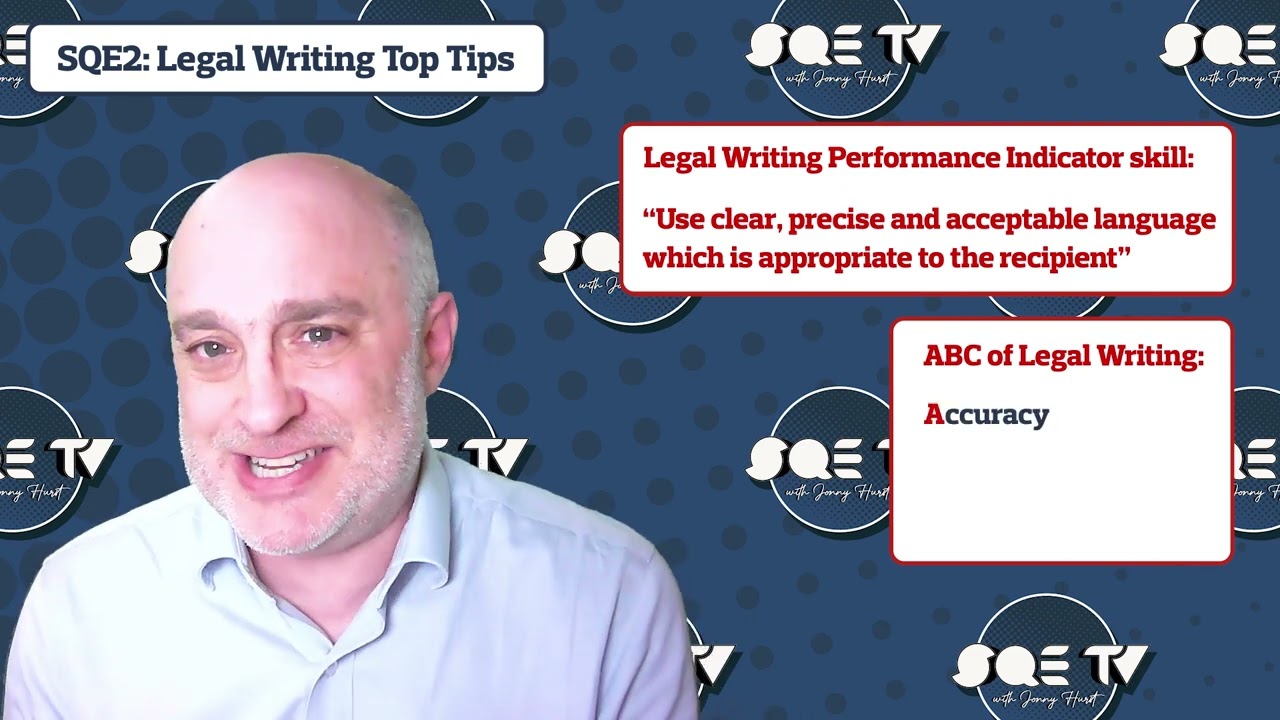 SQE TV | Episode 38 | SQE2: Legal Writing Top Tips