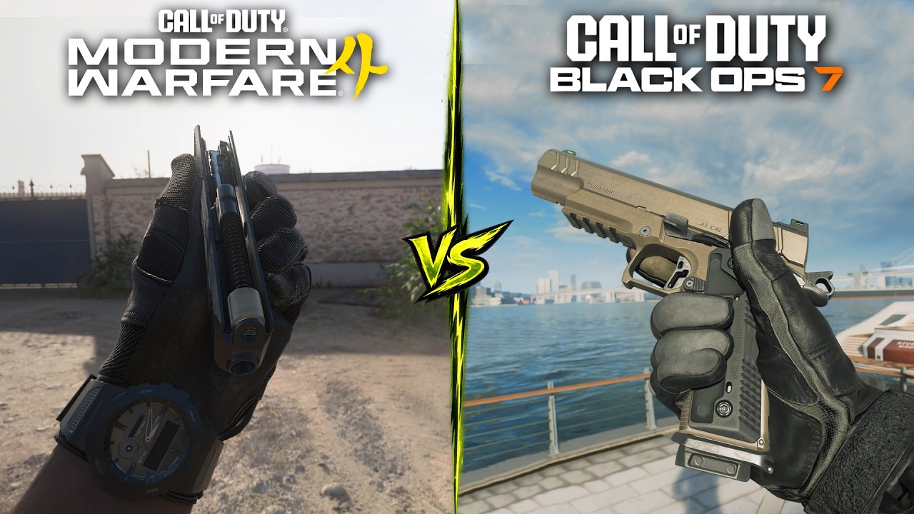 Modern Warfare 4 vs Black Ops 7 - Weapons Inspect Full & Empty Mag Comparison