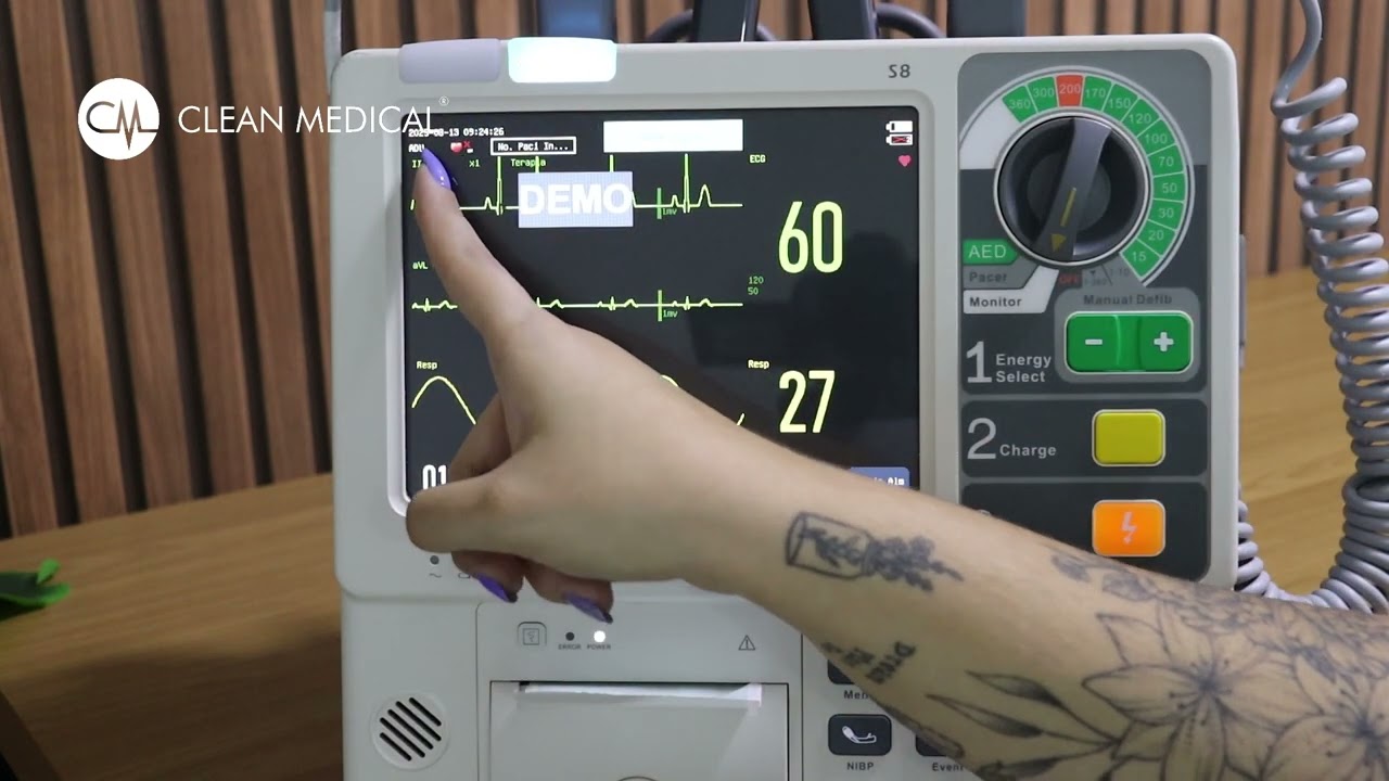Cardioversor e Desfiblilador Comen S8 | Clean Medical