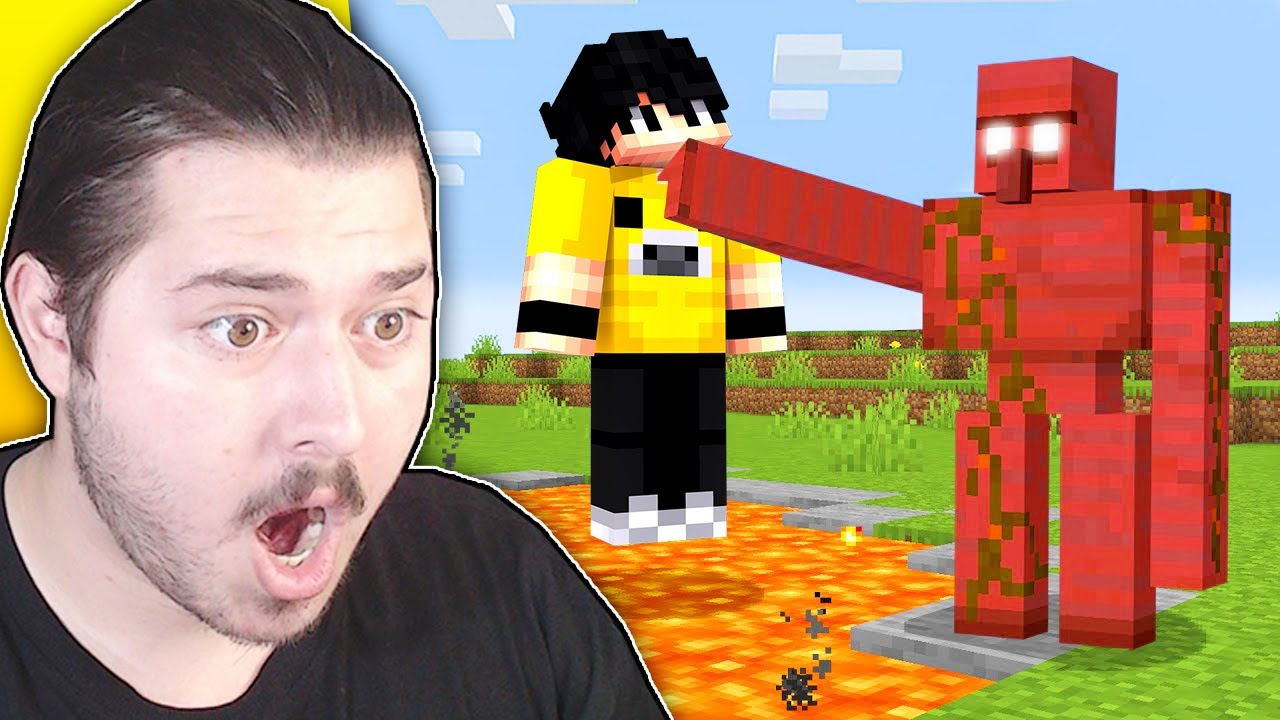 Minecraft'ta Kardeşimi KANLI GOLEM OLARAK TROLLEDİM!