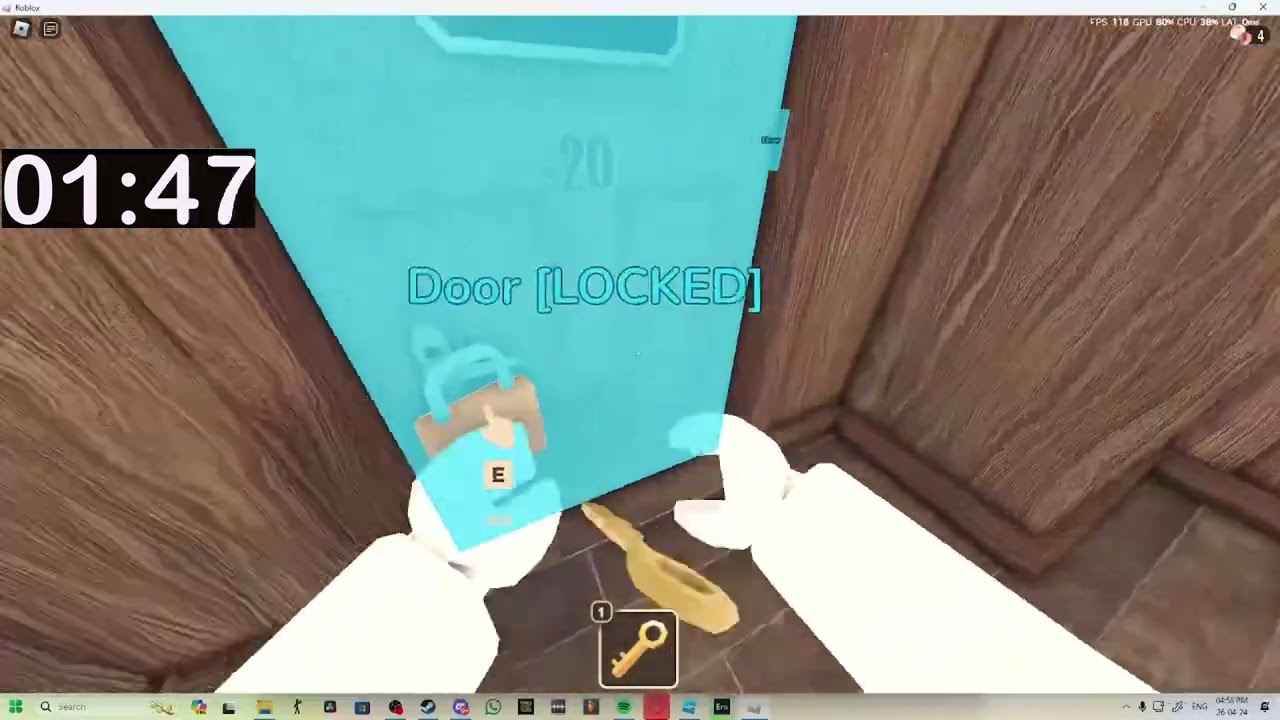 (Guys im not hacking im using admin panel) Speedrun 3 Mins Drooms Backdoors