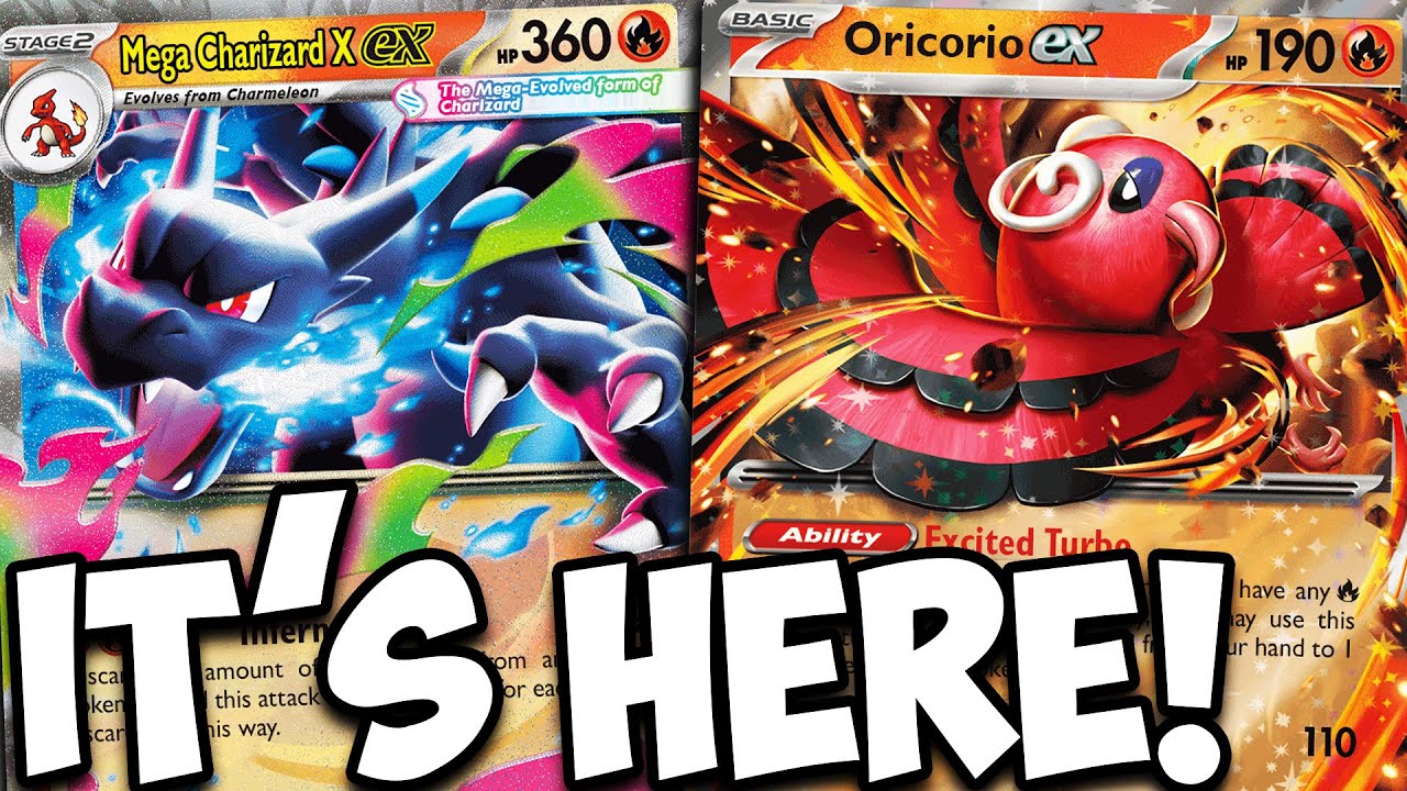 Mega Charizard X ex уже здесь, и он такой классный!