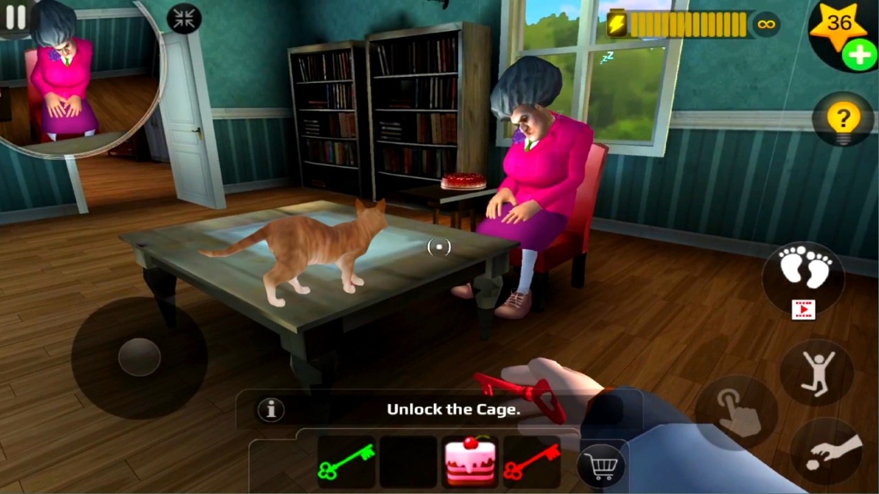 Scary Teacher 3D: Noise Distraction! Stealth Cat Rescue