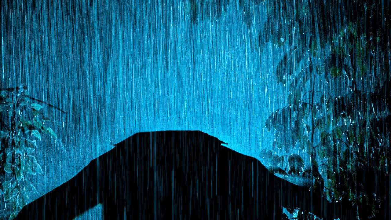 Instantly Relax & Sleep with Heavy Rainstorm on Tin Roof and Loud Thunder on a Stormy Night