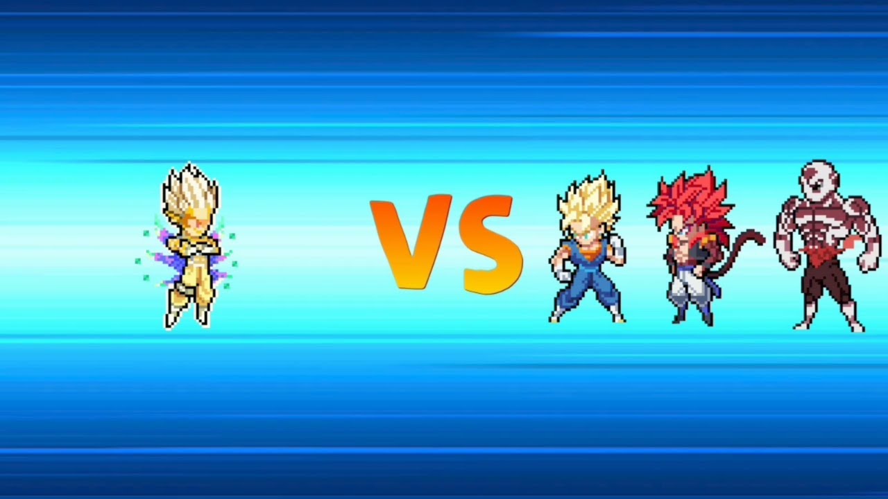 hatsu semente do universo VS vegitto ssj, gogeta ssj 4 e jiren full Power 