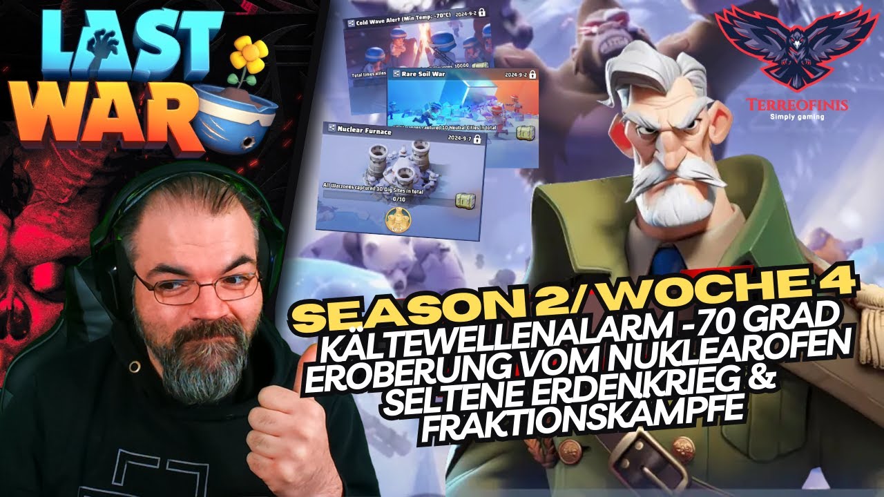 SEASON 2 – WOCHE 4 eskaliert!🔥 Seltener Erdenkrieg, Nuklearofen, -70° Kältewelle | Last War Survival