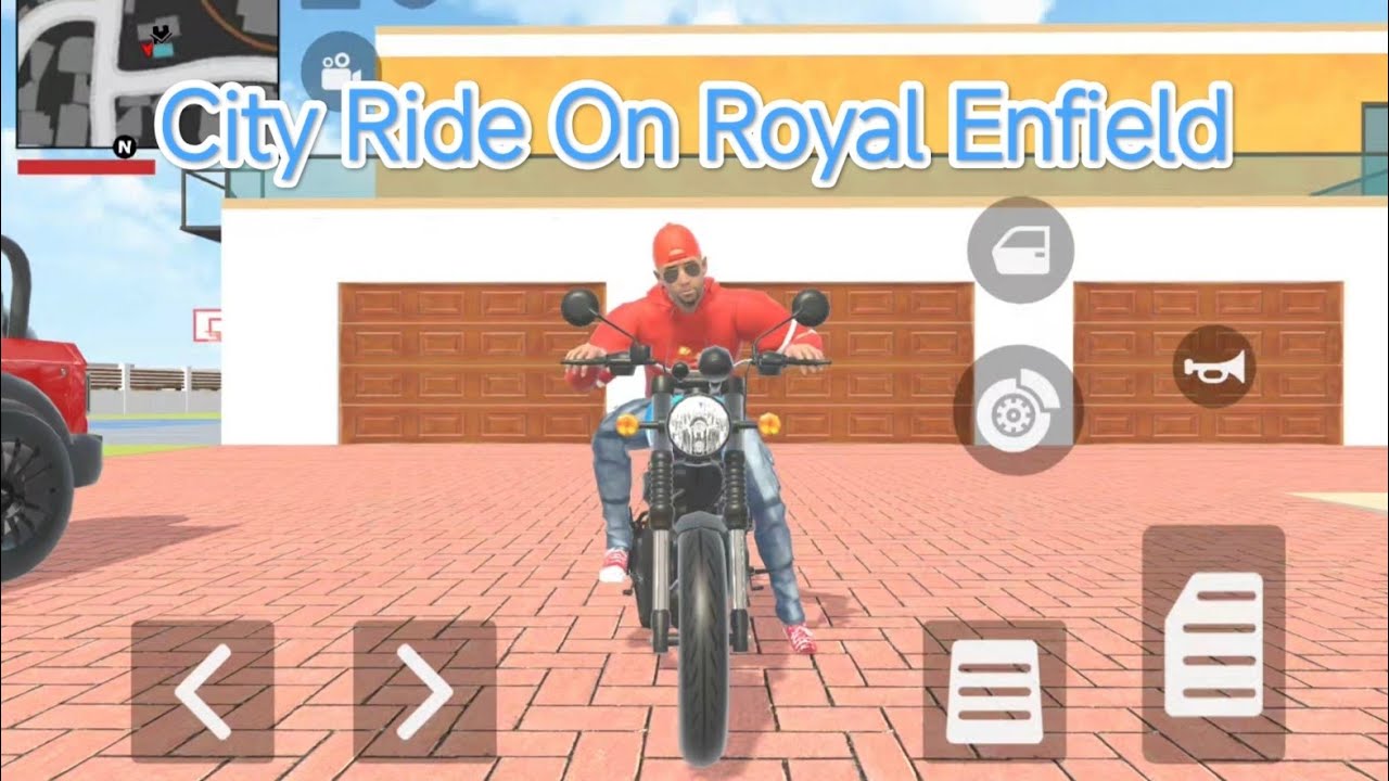 Indian GTA Game City Ride On Royal Enfield 