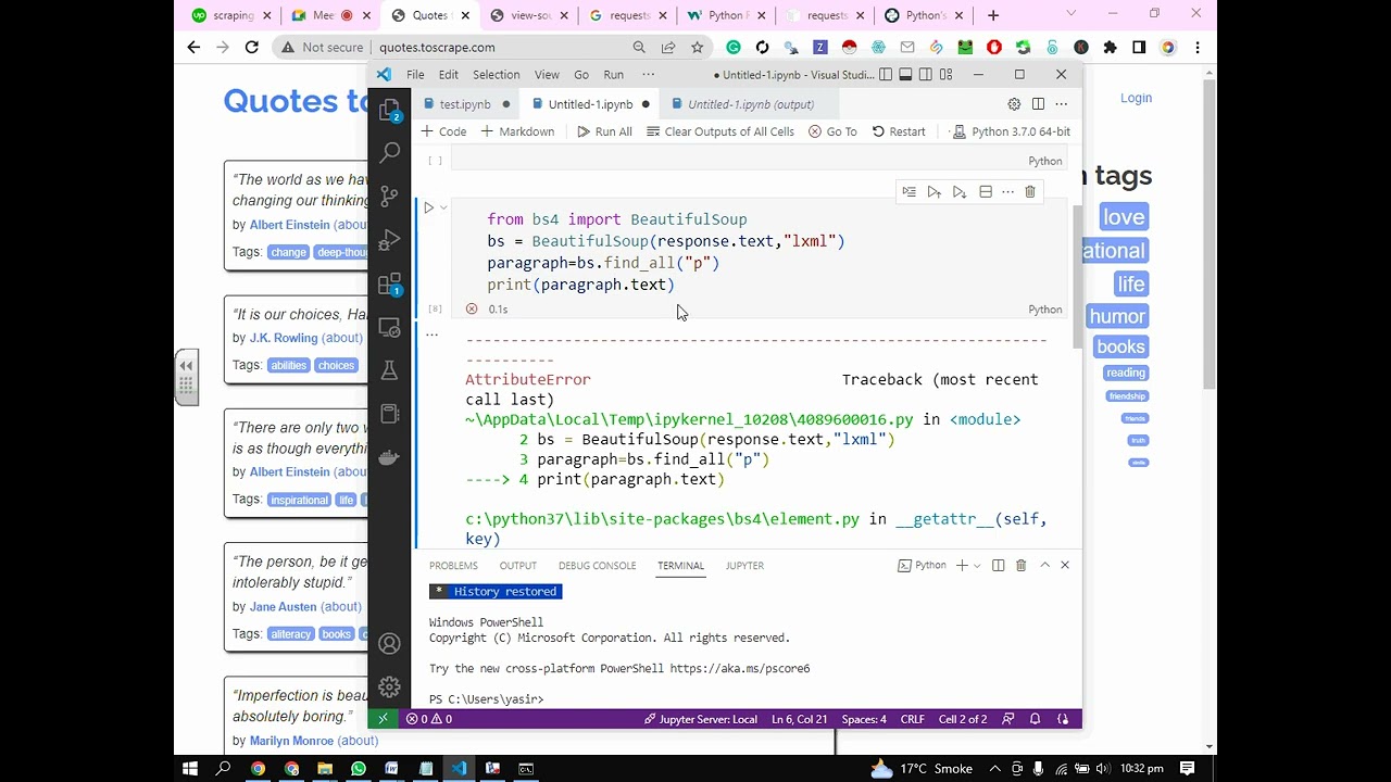 Web Scraping Lecture 1