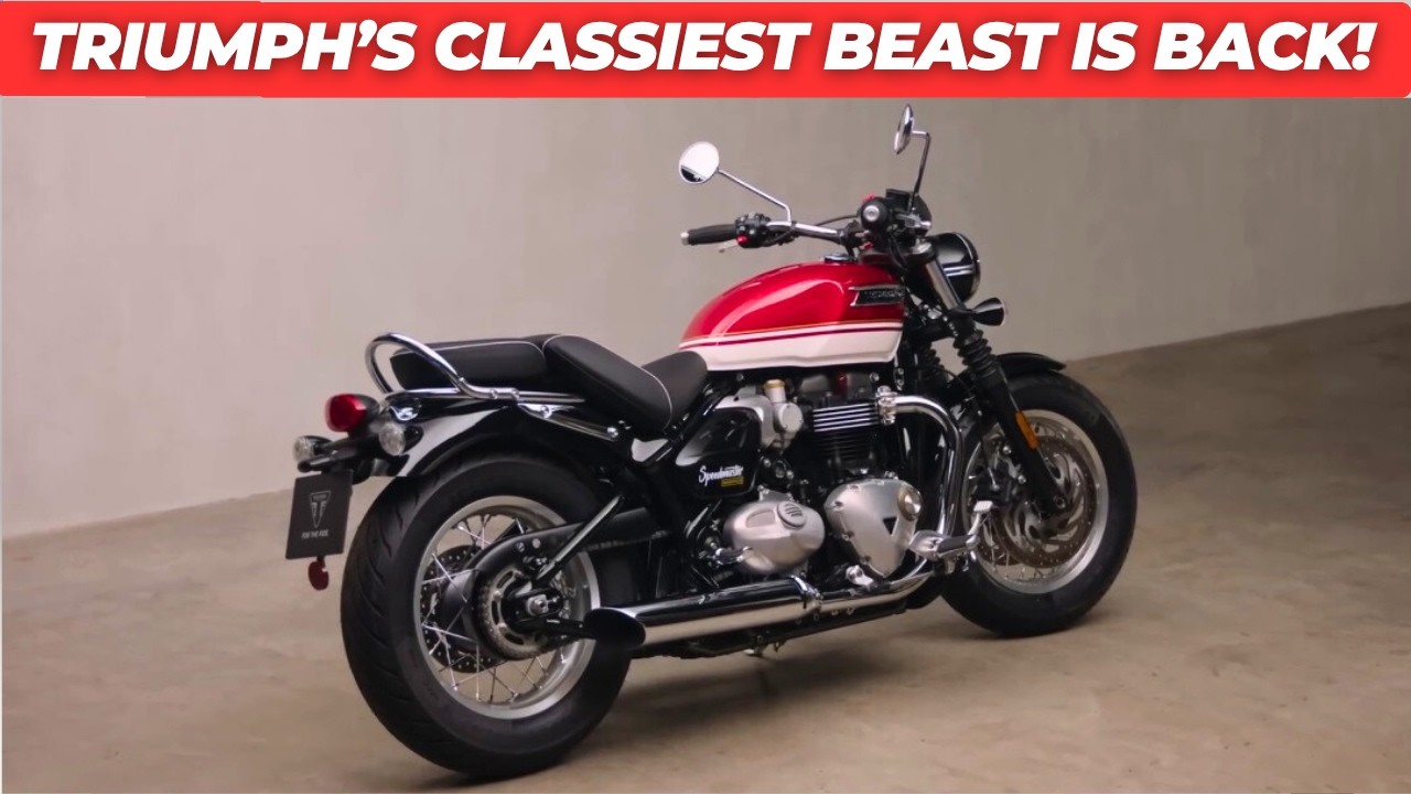 Triumph Bonneville Speedmaster 2026: 10 вещей, которые вам нужно знать