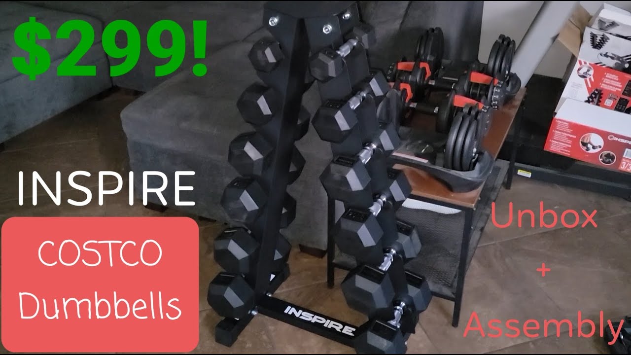 Funny Smell... Inspire Costco 210lbs. Dumbbells Unboxing, Review, & Assembly