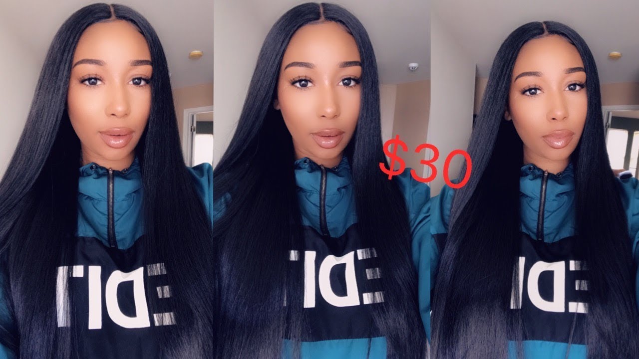 My Fav Synthetic Straight Wig| Under $30| Ft. Glamourtress