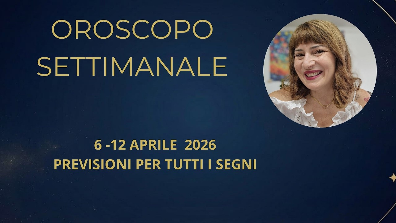 previsioni settimanali dal 6 al 12 Aprile 2026#astrologia #horoscope #oroscoposettimanale #oroscopo