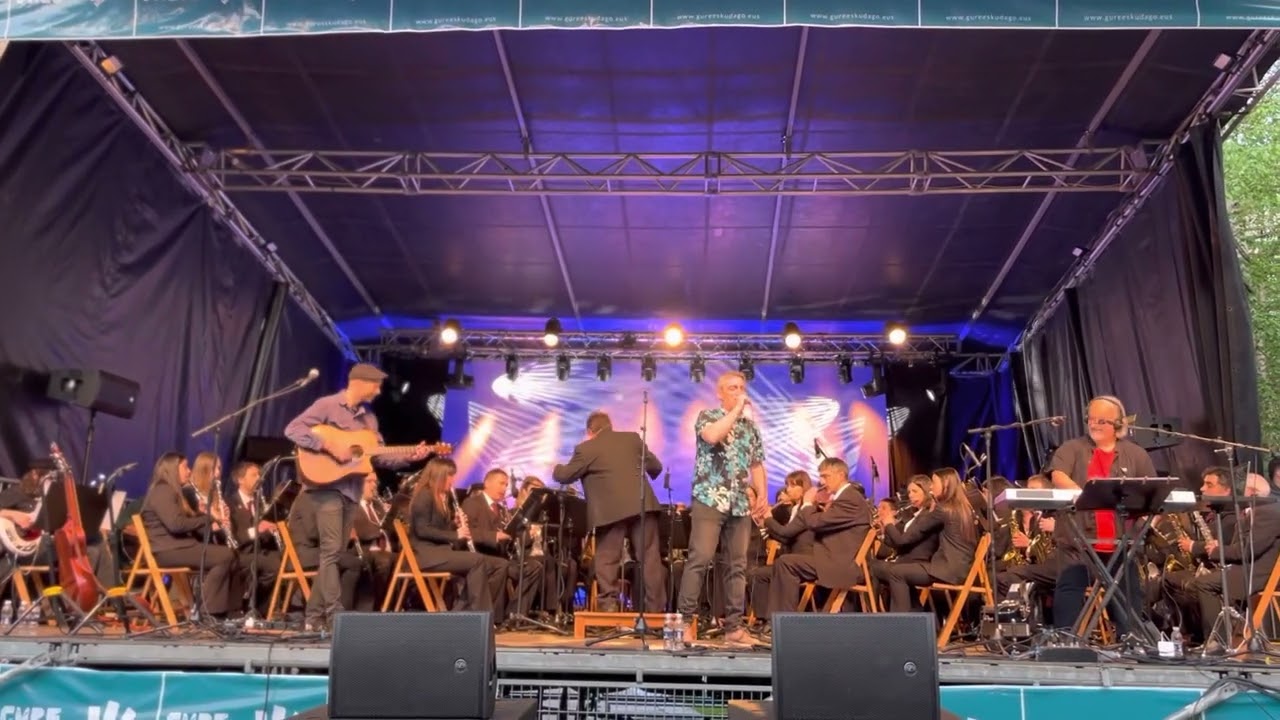 Sorotan Bele eta Legazpiko Musika Banda  legazpiko jaietan 2023