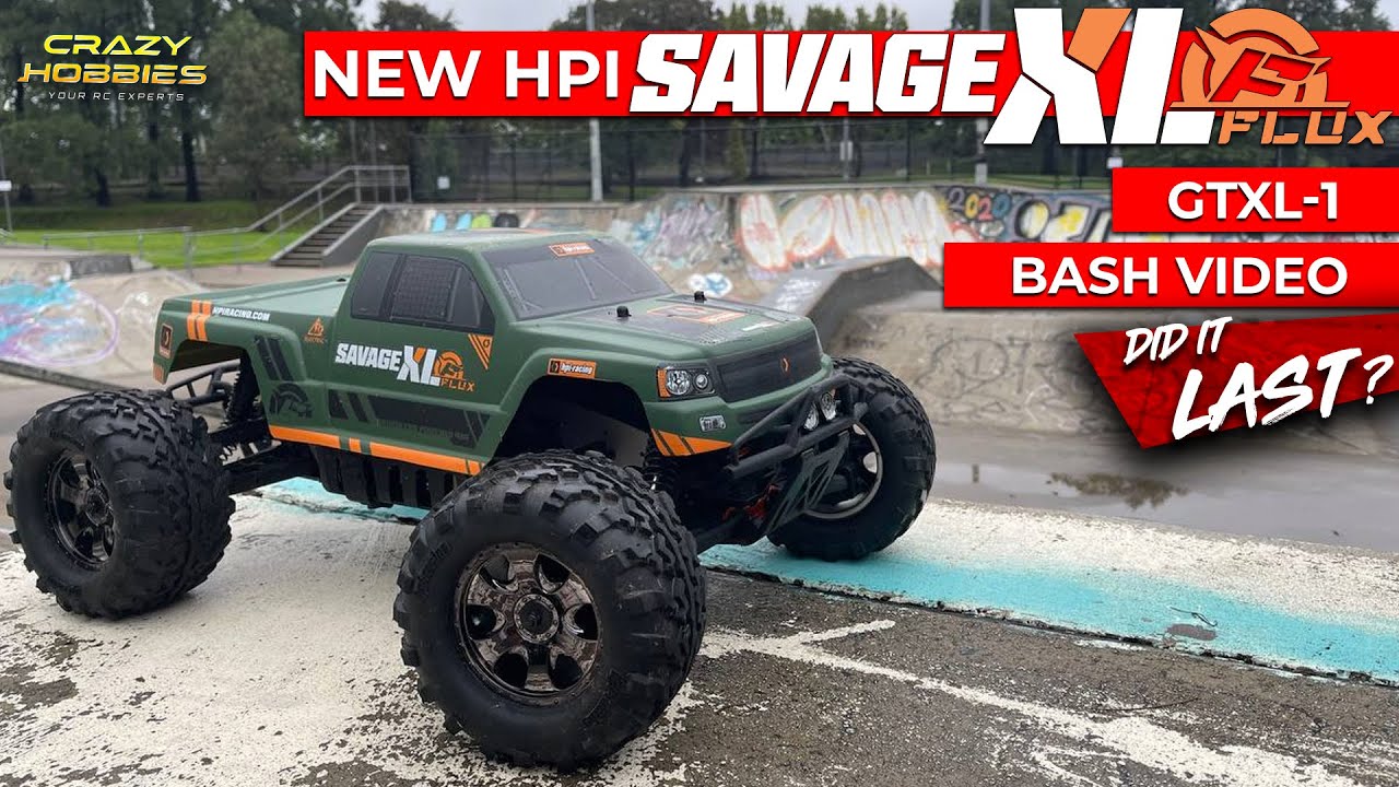 HPI SAVAGE FLUX XL CRAZY BASHING TEST - DID IT LAST?