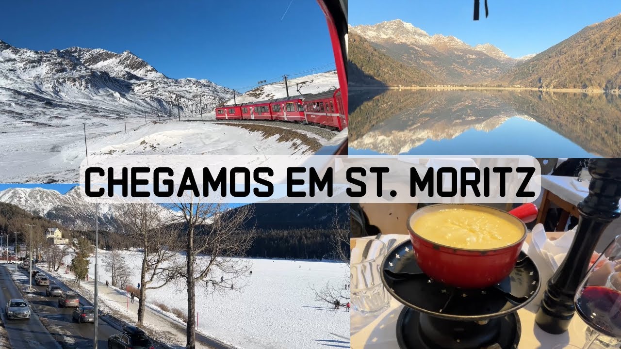 St Moritz (bate e volta de Milão) - Trem, paisagem e restaurante com valores