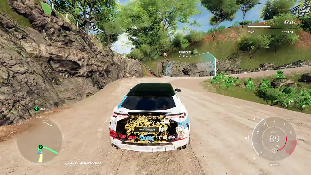 I crush car at the Crown Jewel Amber but is still record 20:34,49  | TDU Solar Crown.