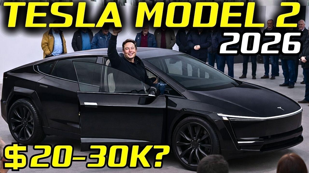Новая Tesla Model 2 Senior Edition 2026 года: утечка информации о батарее, цена 25&ndash;30 тысяч долла...