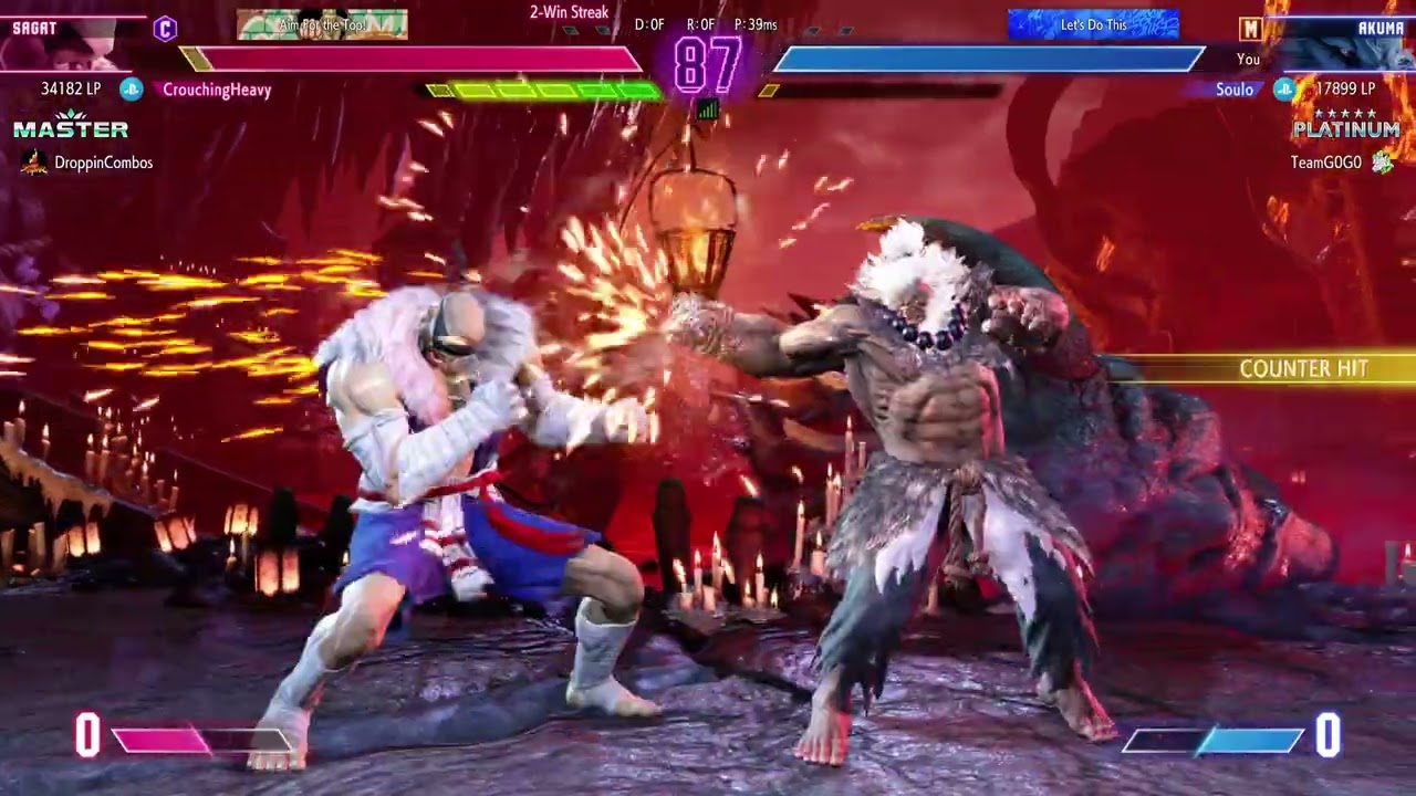 Akuma casuals vs Master Sagat 🫢