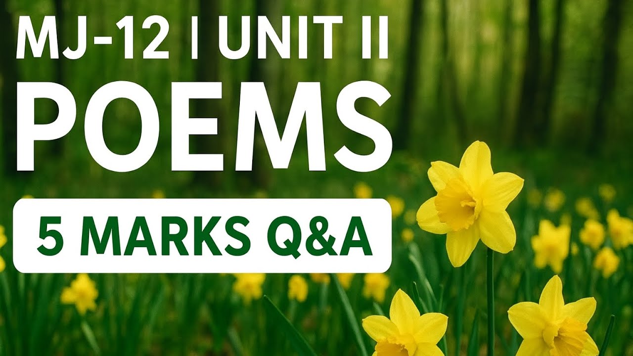 VBU SEM-6 MJ-XII |5MARKS EXPECTED QUESTIONS ⁉️📑|UNIT -II| 