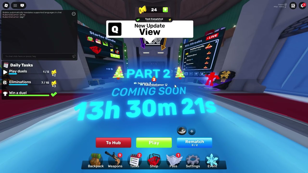 Getting a 10 winstreak in Rivals! (part 1)