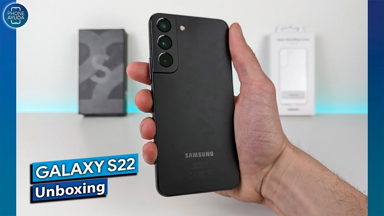 Unboxing Samsung Galaxy S22 & funda ORIGINAL 🔥.YA LLEGÓ!!!. Completo en español