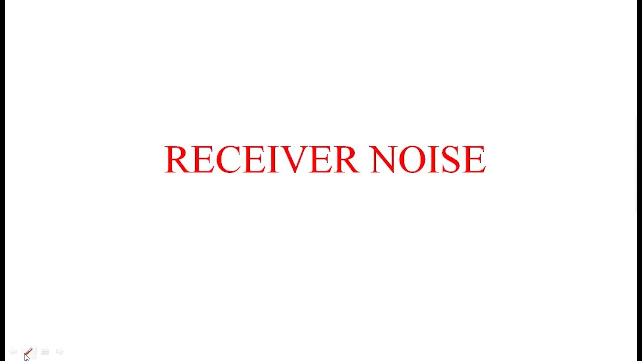 Receiver noise | Noise Band width | Radar Systems | Lec-08