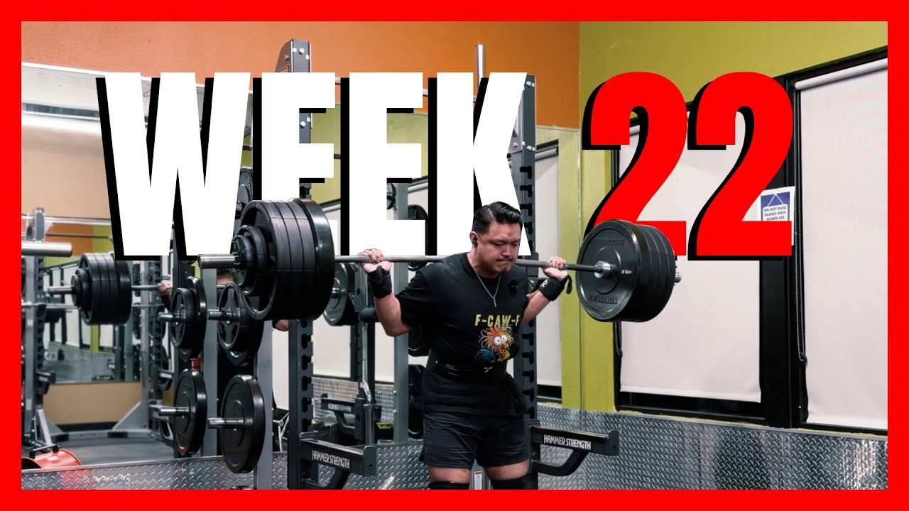 Week 22 Training Update | Fatigue Day, Backed Down on Squats | Strength Training for Longevity