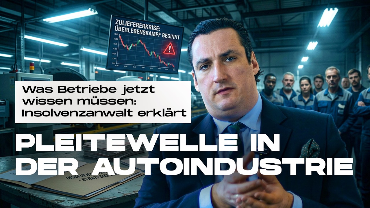 Autoindustrie in der Krise – Insolvenzanwalt erklärt die Risiken für Betriebe