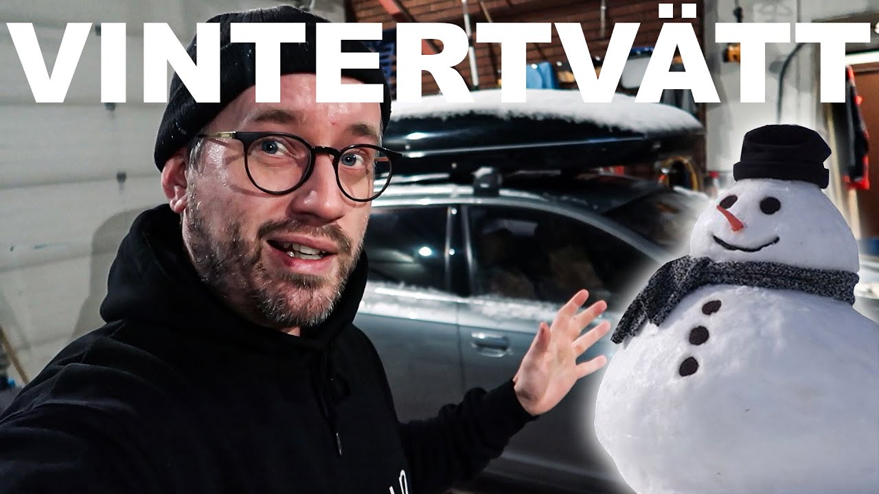 SNABB VINTERTVÄTT AV FAMILJEBIL | SÅ GÖR DU!
