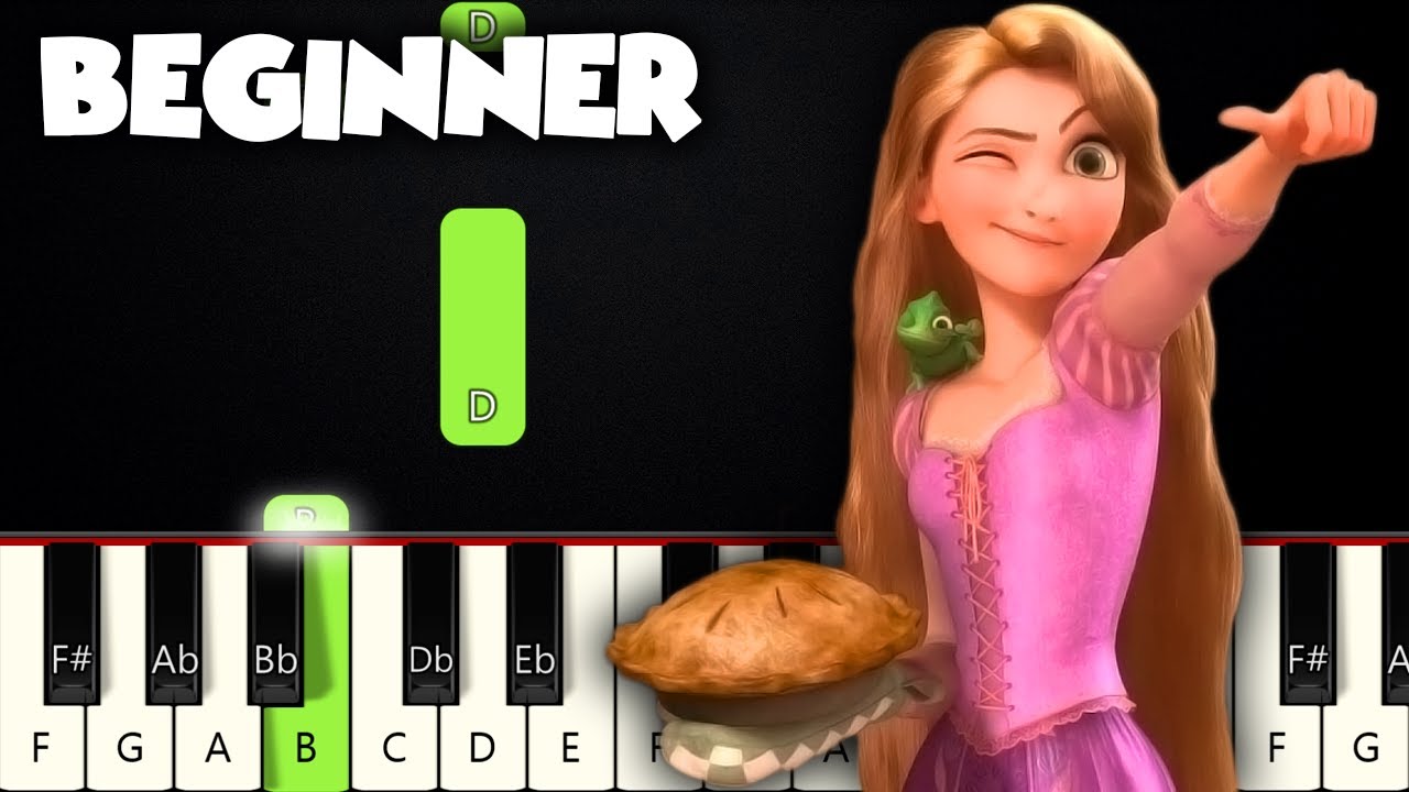 When Will My Life Begin - Tangled | BEGINNER PIANO TUTORIAL + SHEET MUSIC by Betacustic