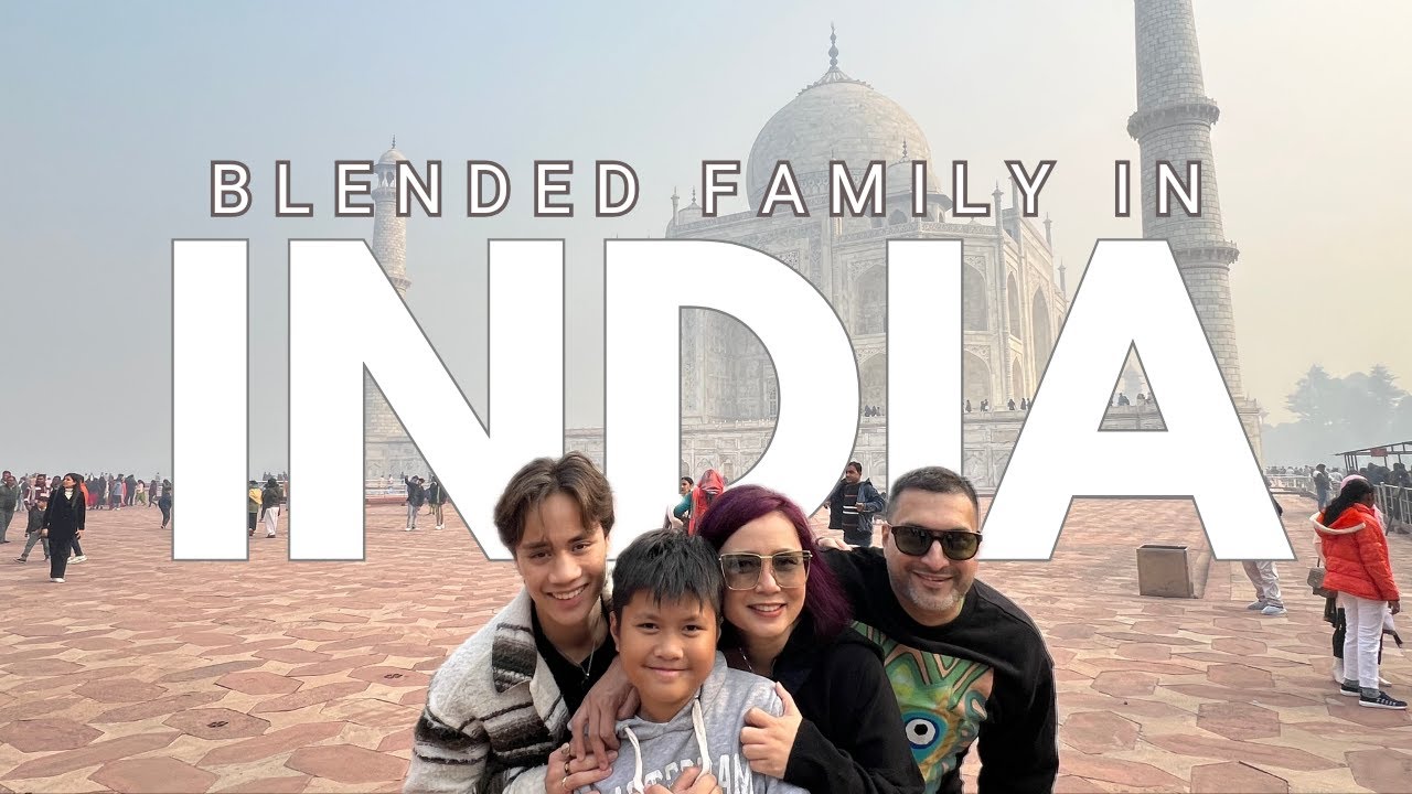 Our blended family trip to India. First leg: Delhi - Agra 🇮🇳