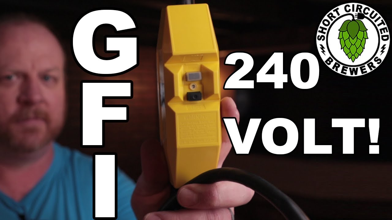 Встроенный шнур питания GFI на 240 В для пивоваренных систем Anvil Foundry и Brewzilla