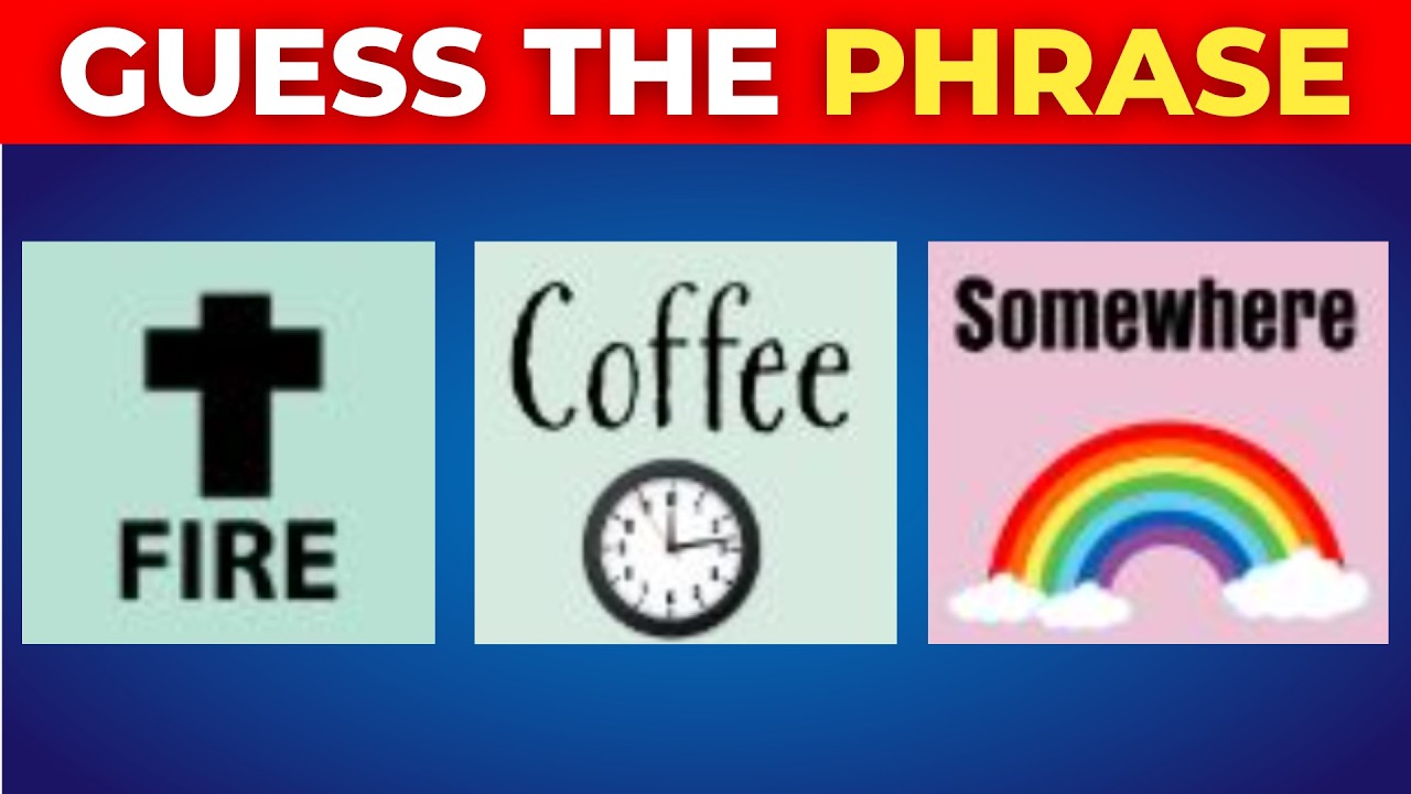 Can You Solve These 12 Rebus Puzzles? 🧠 | Guess the Word Challenge | Brain Teaser Quiz