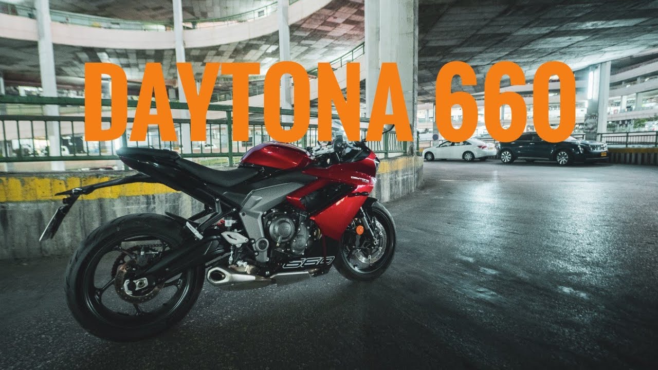 TRIUMPH DAYTONA 660 NIGHT RIDE