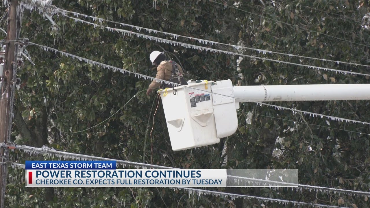 Cherokee County residents getting power back as outages fall by half