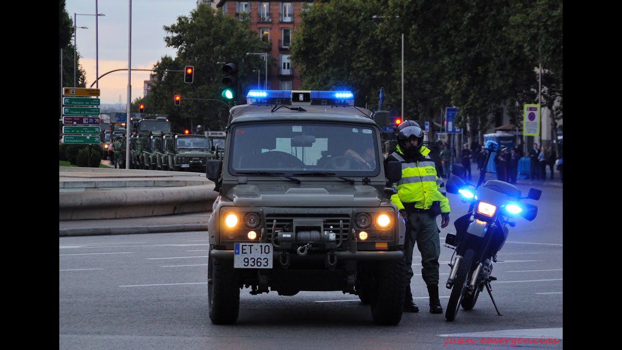 Despliegue policial y sanitario en el desfile del Día de la Fiesta Nacional 2015