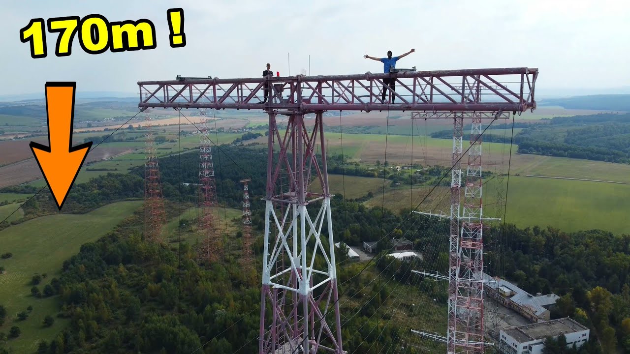 Bývalá 170m vysoká komunistická rušička (PRÍSNE TAJNÝ PRIESTOR)
