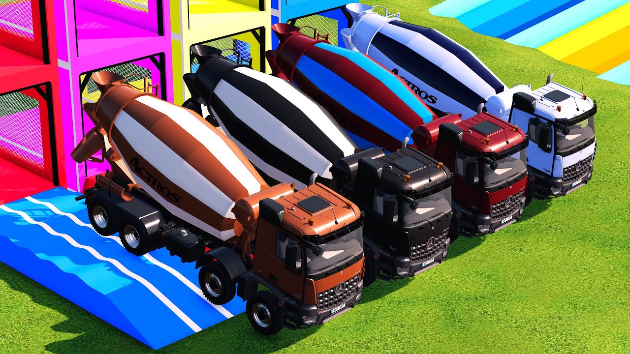 Transporting HUGE Mixer Trucks with Powerful MAN Trucks! 🚚💪 | Farming Simulator 22 #35