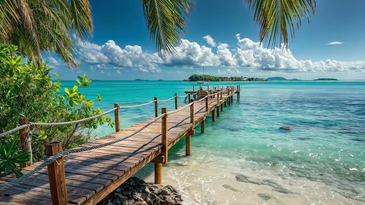 🌴 Tropical Paradise Escape 🏝️ 3H &ndash; Ocean Waves & Birdsong for Relaxation, Rest & Peace 🌊🐦