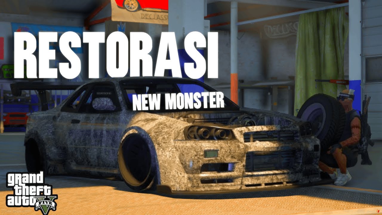 RESTORASI MOBIL YANG BAKAL MENJADI MONSTER BALAPAN ! - GTA 5 ROLEPLAY