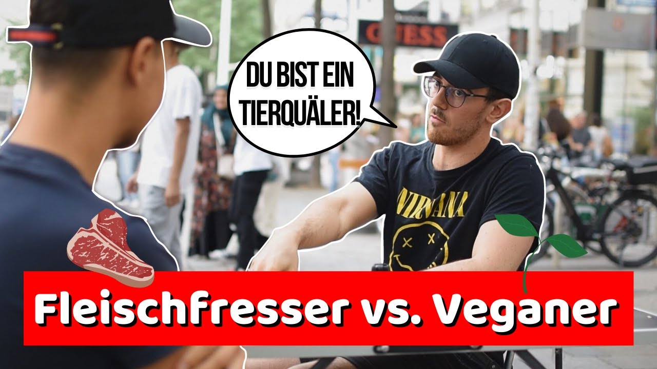 VEGANE DEBATTE: Jungs treffen auf Veganer | Lebt Vegan, statt Brutal!