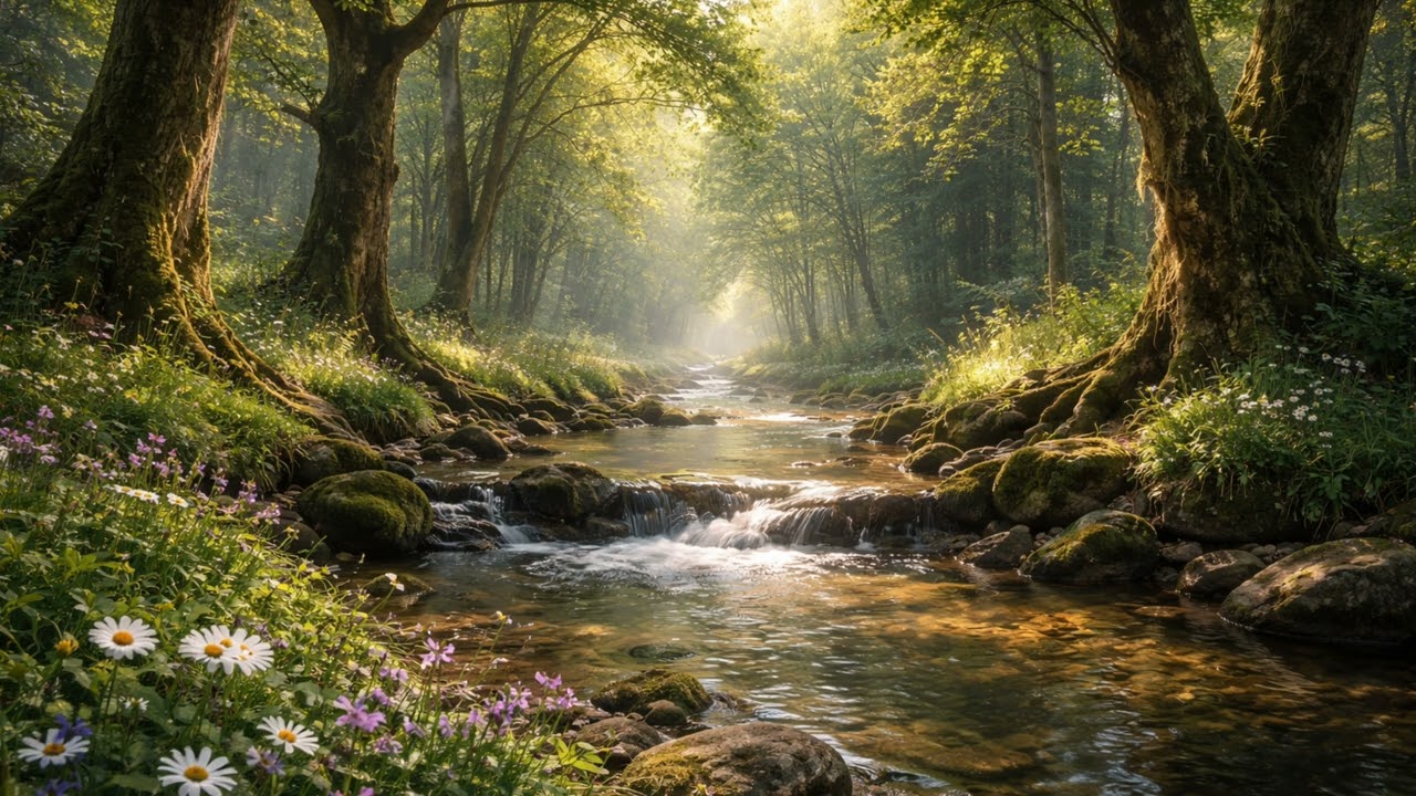 SOUNDLESS - A Gentle Stream in a Timeless Forest 🌿💧