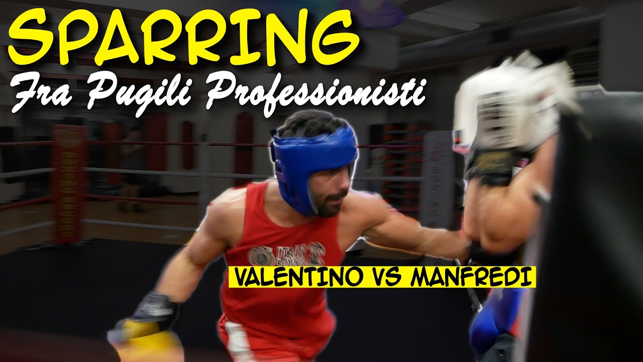 Sparring duro fra professionisti - Mario Manfredi (75kg) vs Riccardo Valentino (79kg)