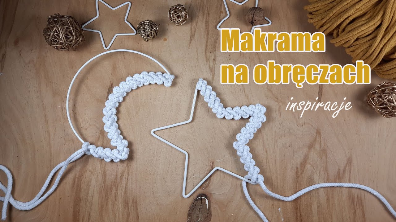 MAKRAMA. Oplatanie obręczy. [#10]