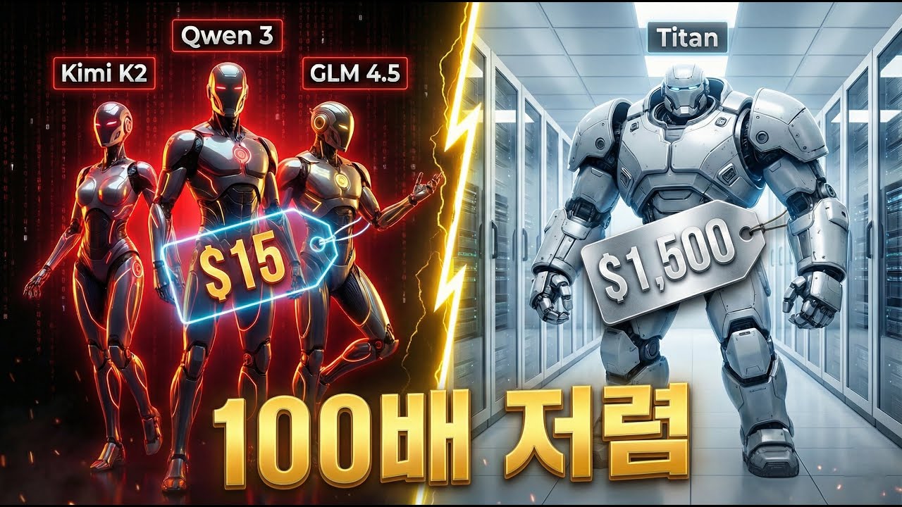 💥 100배 AI 비용 혁명: Chinese Open-Weights vs Giants 🚀 | #AI #머신러닝 #코딩