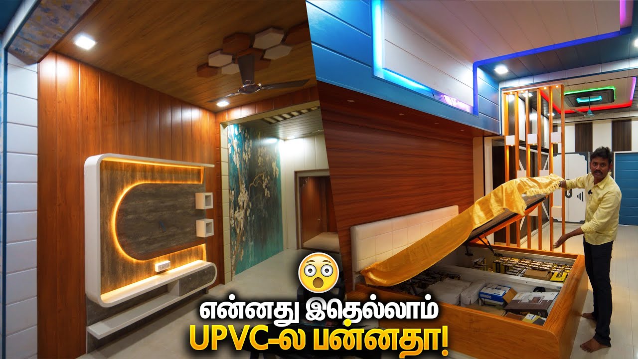 இது வேற லெவல்😍Real UPVC Interior & Modular Kitchen, Bedroom Wardrobes, Furniture | Mano's Try Tamil