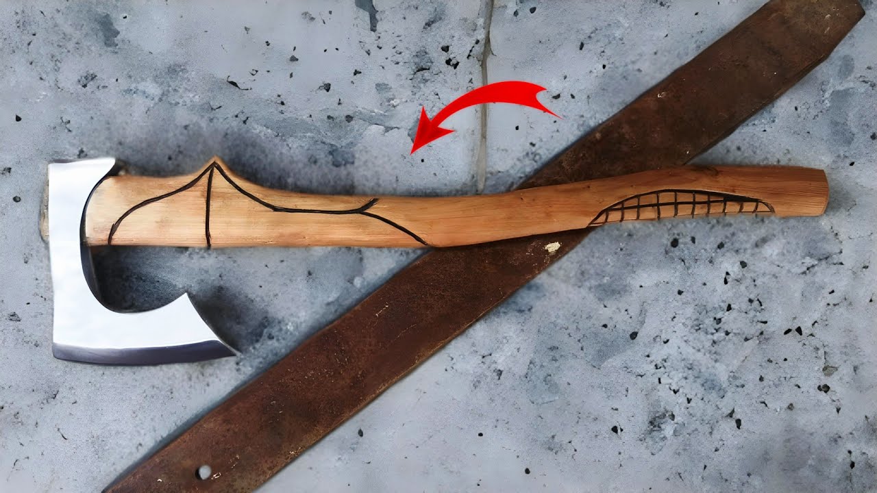 Hand Forging a Viking Axe from Scrap Metal